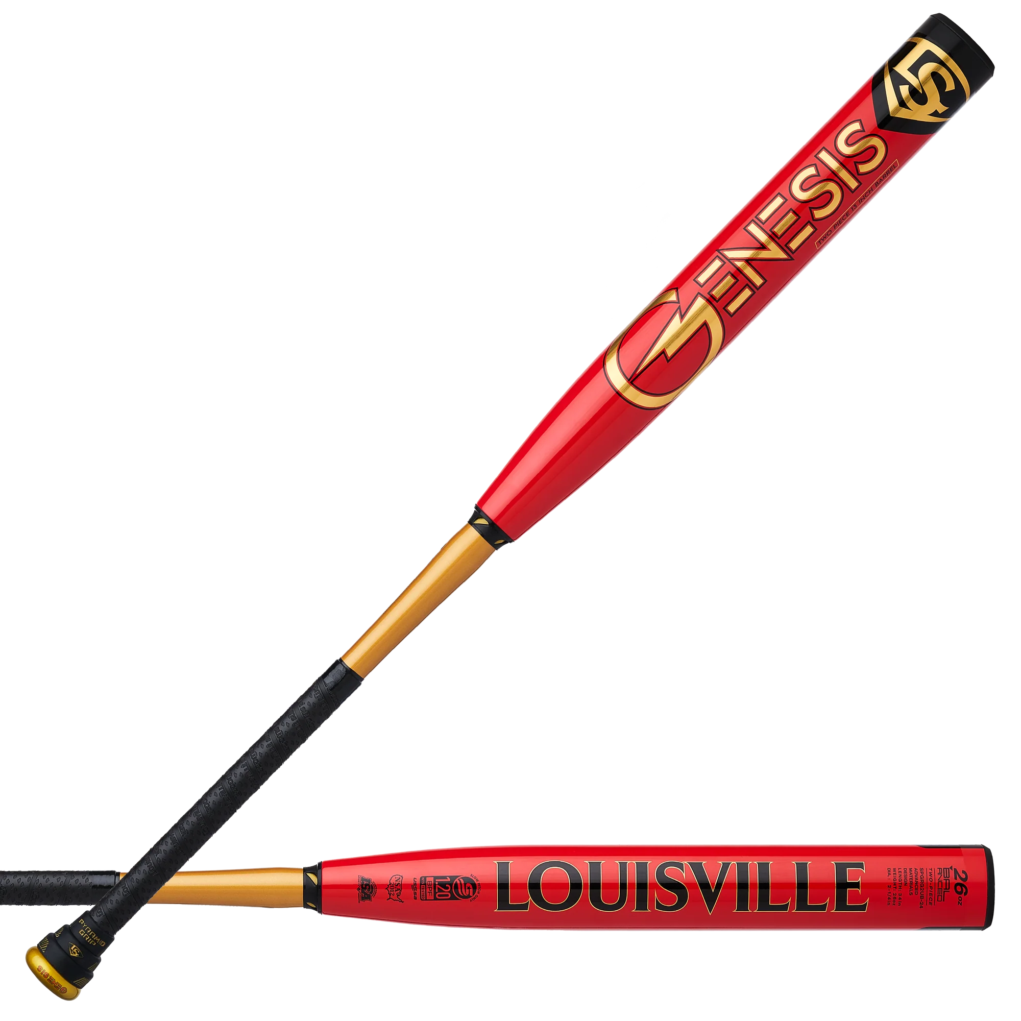 Louisville Slugger Genesis 2Pc Bl 13" Slowpitch Bat-Louisville Slugger-Sports Replay - Sports Excellence