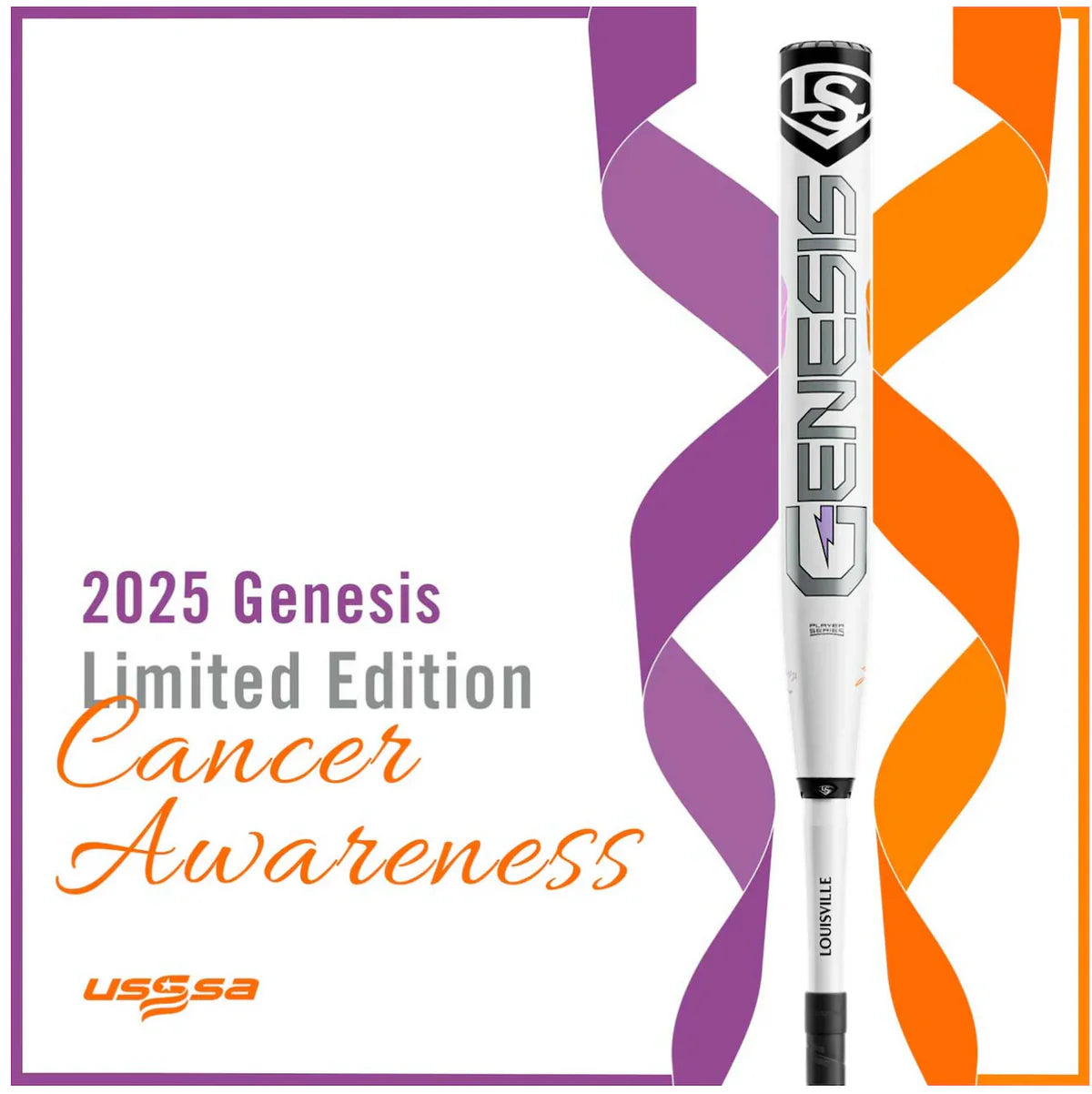Louisville Slugger Genesis 2Pc Ml Cancer Awareness Usssa Slowpitch Bat-Louisville Slugger-Sports Replay - Sports Excellence