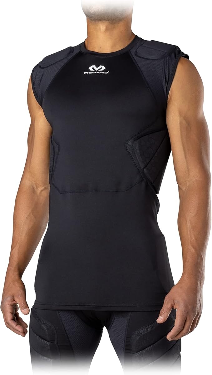 Mcdavid Rival Integrated 5-Pad Shirt-Mcdavid-Sports Replay - Sports Excellence