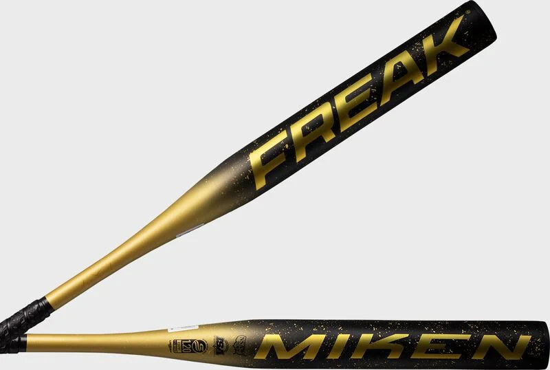 Miken Freak Gold 1 Pc Maxload 12.5" Slo-Pitch Softball Bat 2025-Miken-Sports Replay - Sports Excellence