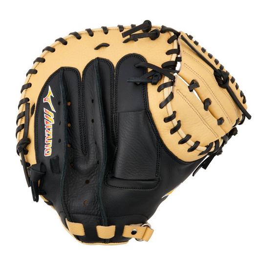 Mizuno Franchise 33.5" Baseball Catchers Mitt Rht Blk/Tan Gxc90B5-Mizuno-Sports Replay - Sports Excellence