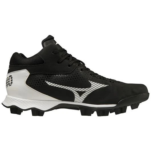 Mizuno Wave Lightrevo Tpu Mid Senior Baseball Cleats-Mizuno-Sports Replay - Sports Excellence