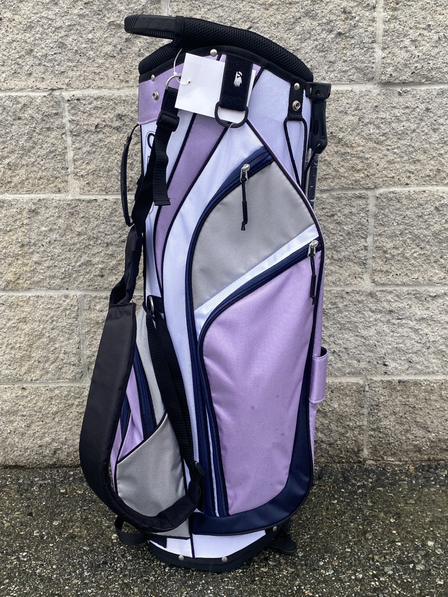 NANCY LOPEZ LADIES GOLF BAG PURPLE W/LEGS-Sports Replay - Sports Excellence-Sports Replay - Sports Excellence