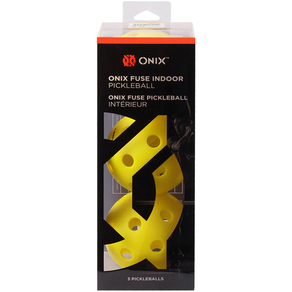 Onix Fuse Indoor Pickleballs - 3 Pack-Onix-Sports Replay - Sports Excellence