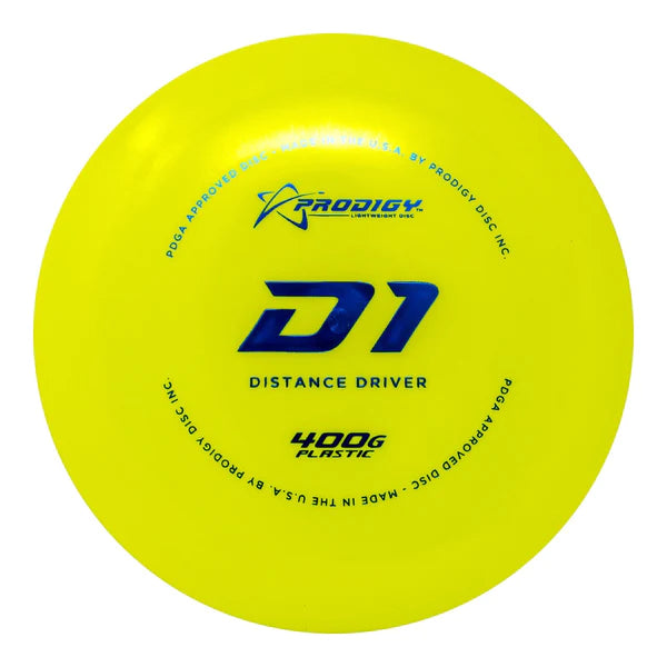 Prodigy D1 400 Distance Driver Golf Disc-Prodigy-Sports Replay - Sports Excellence