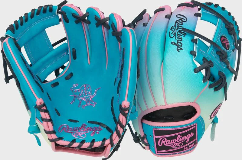 Rawlings 2025 Heart Of The Hide Funburst Baseball Glove - Sec Rht Pro-I Web R00711510-Rawlings-Sports Replay - Sports Excellence