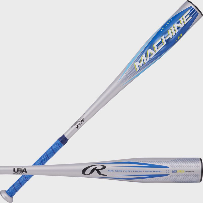 Rawlings Machine (-10) 2-5/8" Usa Baseball Bat-Rawlings-Sports Replay - Sports Excellence