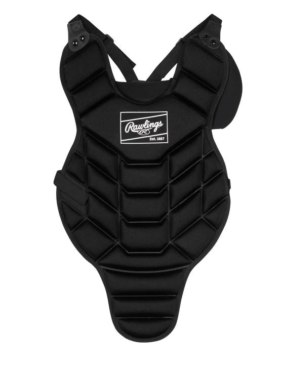 Rawlings Player Series Youth Catchers Chest Protector 15" Blk-Rawlings-Sports Replay - Sports Excellence
