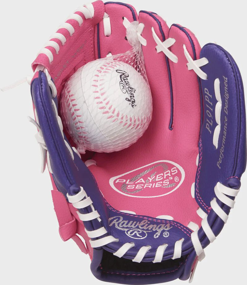 Rawlings Players Series 9" Youth Baseball Glove W/Ball-Sports Replay - Sports Excellence-Sports Replay - Sports Excellence