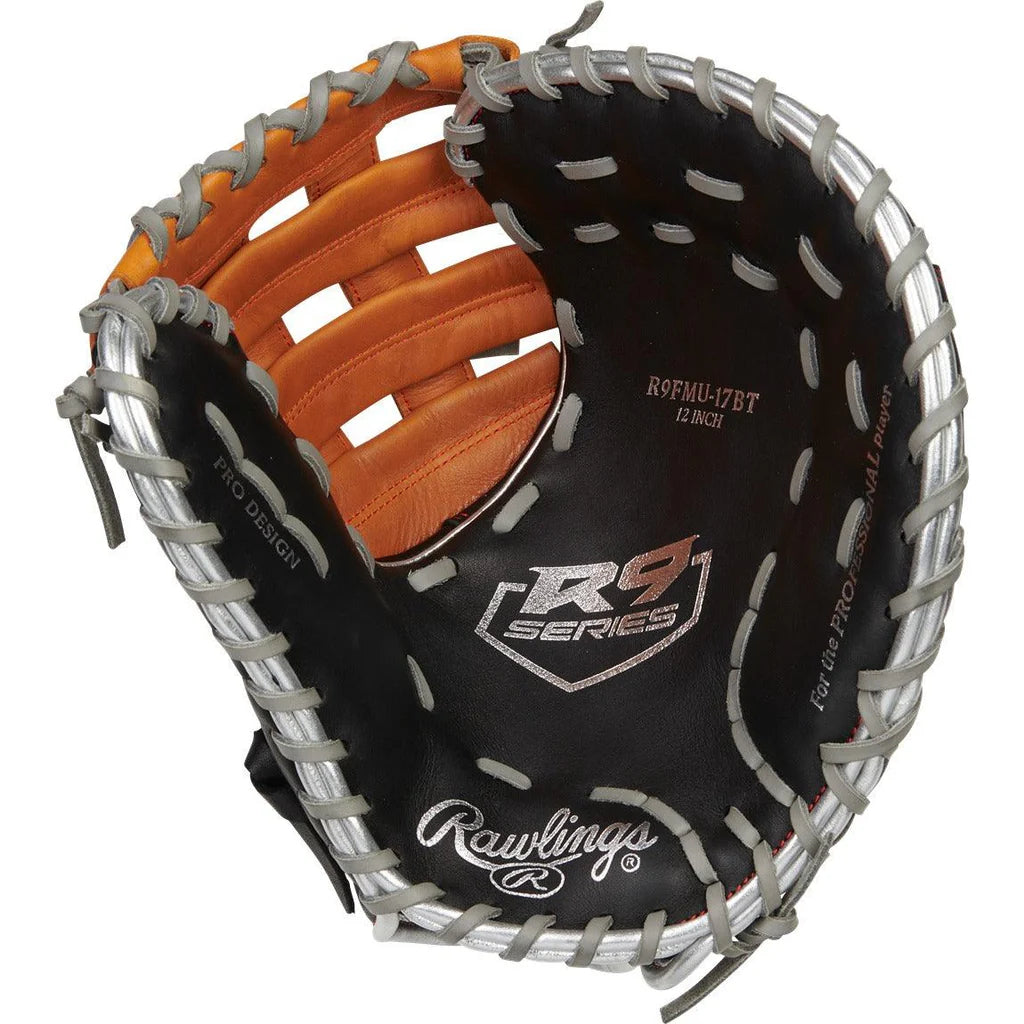 Rawlings R9 Contour Fit Series 12" First Base Baseball Mitt-Rawlings-Sports Replay - Sports Excellence