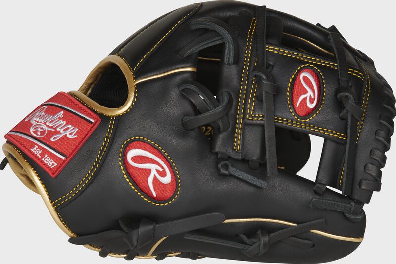 Rawlings R9 Series 11.5" Baseball Glove 11 1/2 Inch Rht I/Cv Black-Rawlings-Sports Replay - Sports Excellence