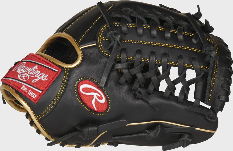 Rawlings R9 Series 11.75" Baseball Glove 11 3/4 Inch Rht Mt/Cv Black-Rawlings-Sports Replay - Sports Excellence