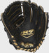 Rawlings R9 Series 12" Baseball Glove 12 Inch Rht 2Pcs/Cv Black-Rawlings-Sports Replay - Sports Excellence