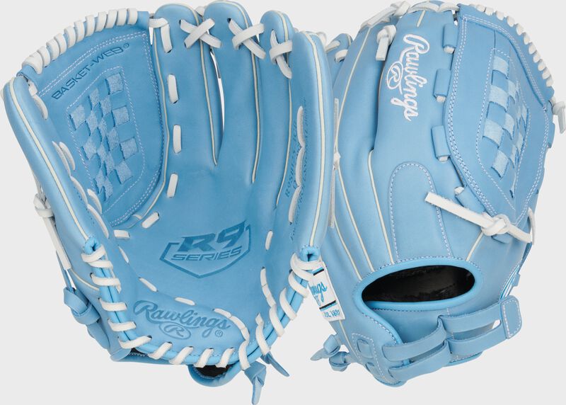 Rawlings R9 Softball Series 12.5" Softball Glove Rht Basket Web R9Sb125-3Cb-Rawlings-Sports Replay - Sports Excellence