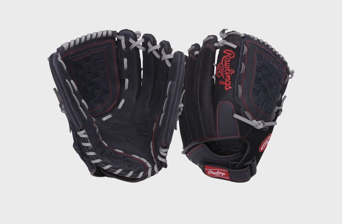 Rawlings Renegade 13" Softball Glove Rht Basket Web Black-Rawlings-Sports Replay - Sports Excellence