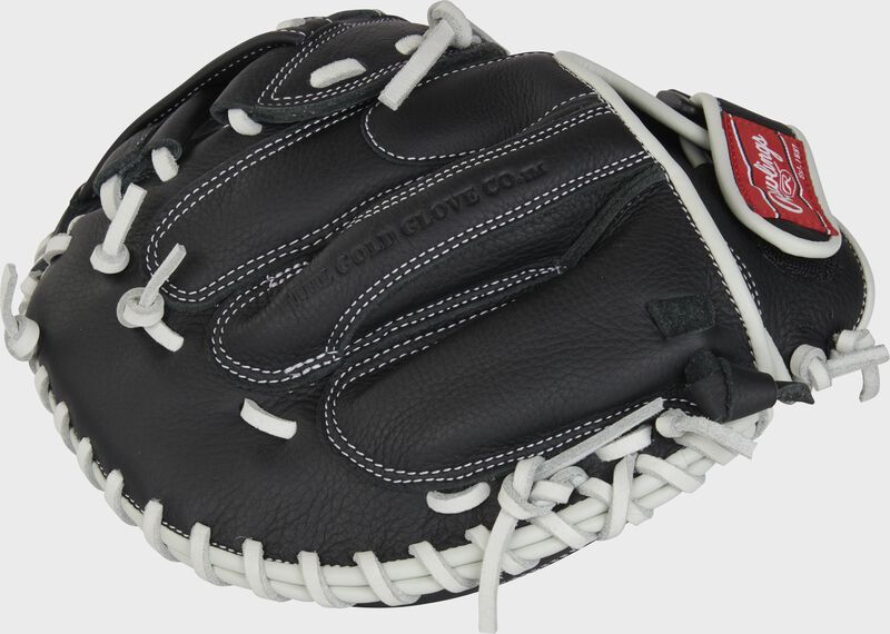 Rawlings Shut Out Series Catchers Softball Mitt 31.5" Rht Blk/Wht-Rawlings-Sports Replay - Sports Excellence