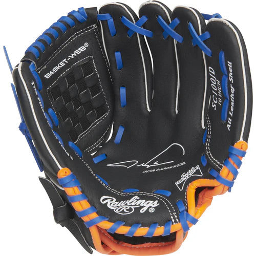 Rawlings Sure Catch 10" J. Degrom Youth Baseball Glove Rht Basket Web-Rawlings-Sports Replay - Sports Excellence