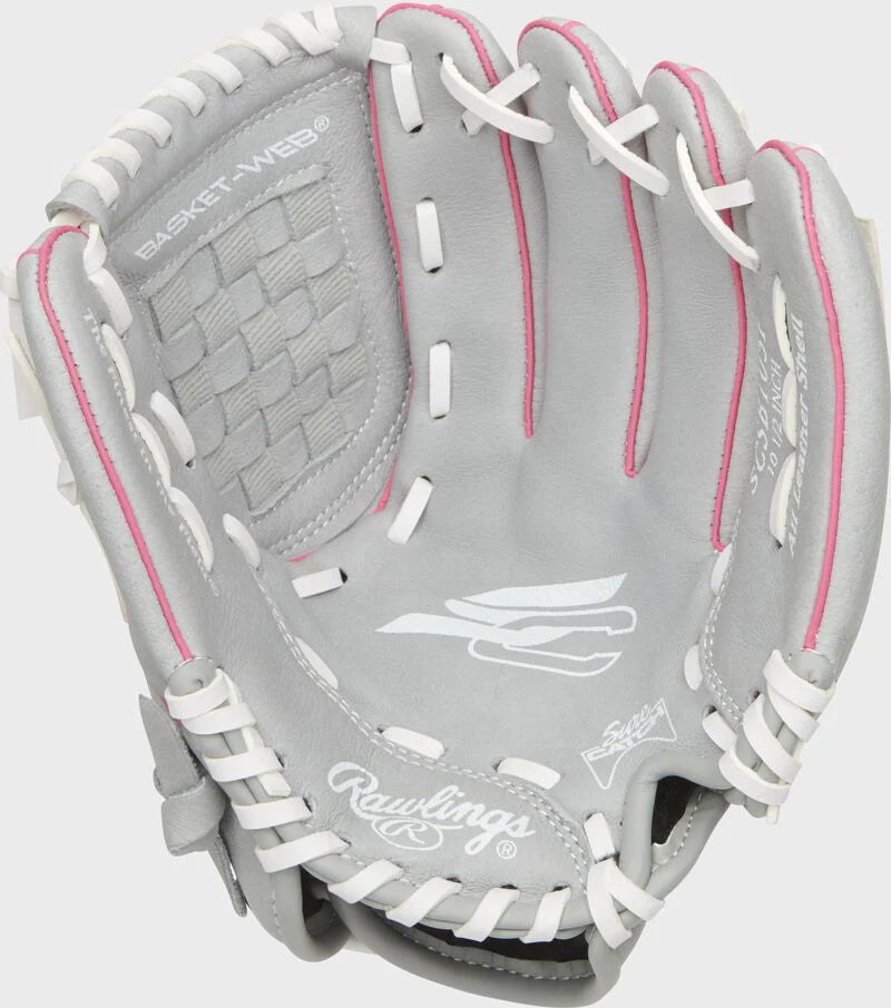 Rawlings Sure Catch Youth Series Baseball Glove Reg Rht 10 PINK-Rawlings-Sports Replay - Sports Excellence
