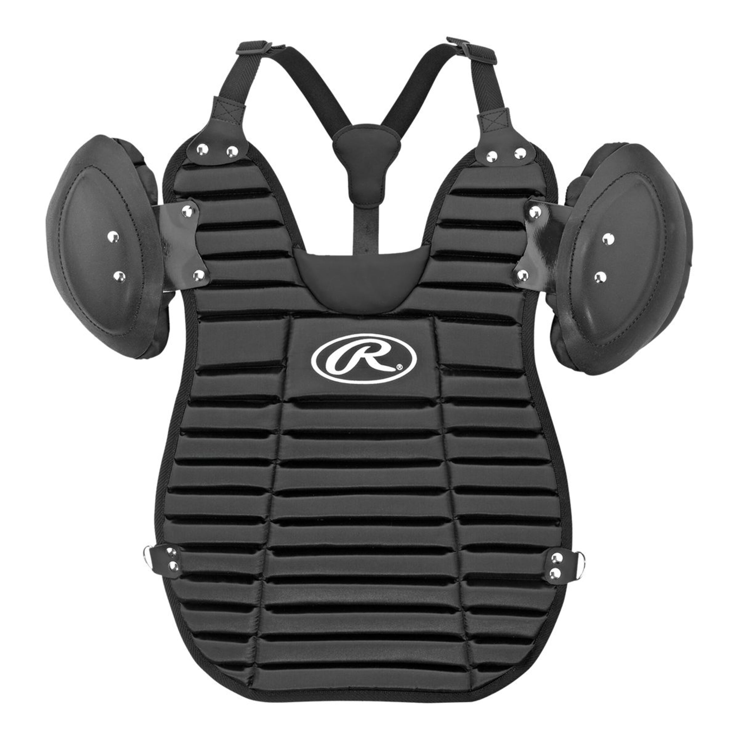 Rawlings Umpire Chest Protector Black-Rawlings-Sports Replay - Sports Excellence
