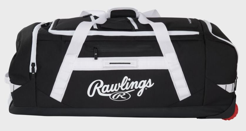 Rawlings Yad12 Wheeled Baseball Catchers Bag-Rawlings-Sports Replay - Sports Excellence