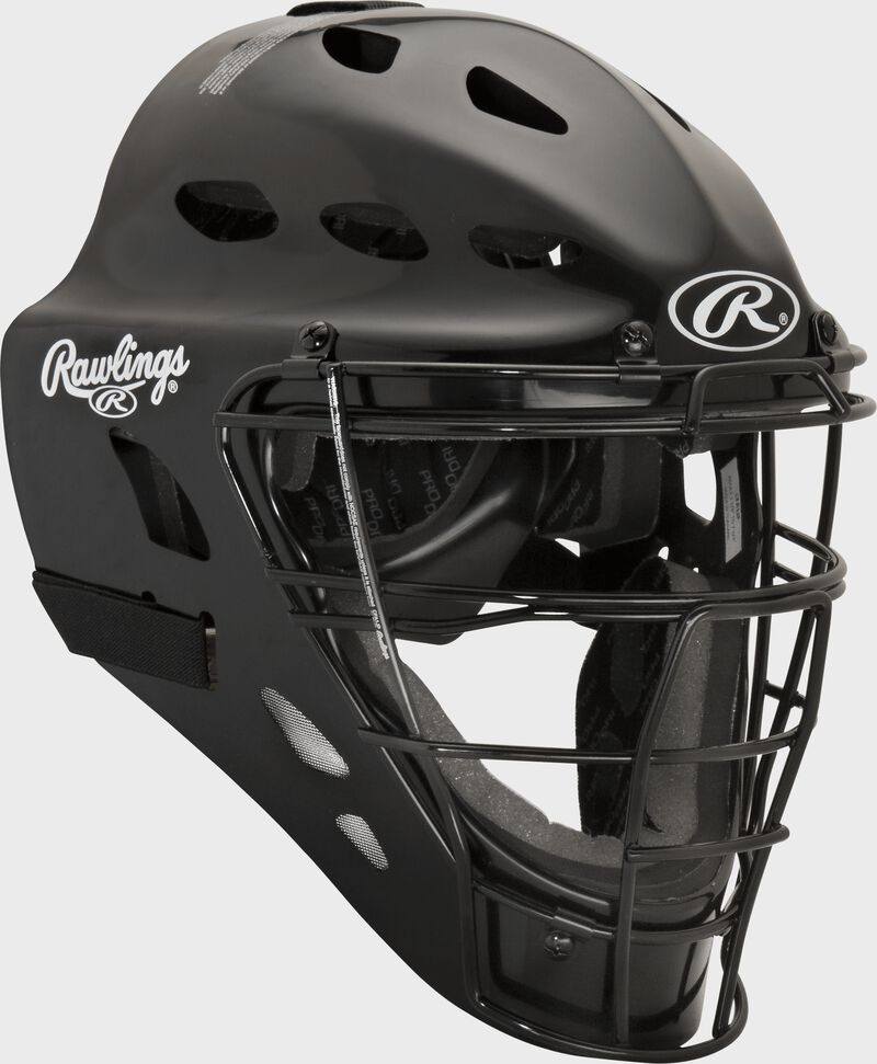 Rawlings Youth Catchers Helmet Black-Rawlings-Sports Replay - Sports Excellence