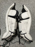 Reebok 7000 GOALIE Hockey Pads Sz 28" Blk/Wht-Reebok-Sports Replay - Sports Excellence