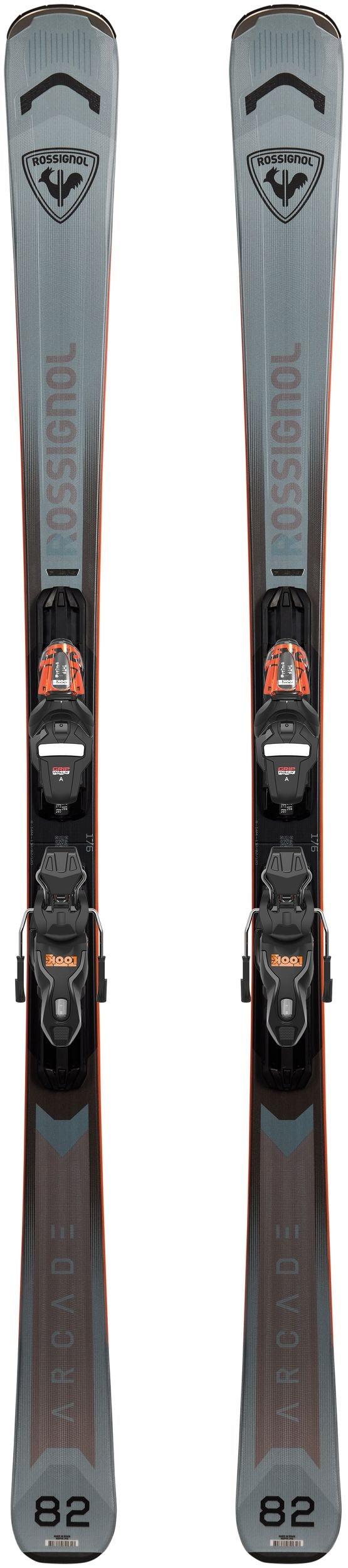 Rossignol Arcade 82 Skis + Xpress 11 Gw B83 Blk/Org Bindings-Rossignol-Sports Replay - Sports Excellence