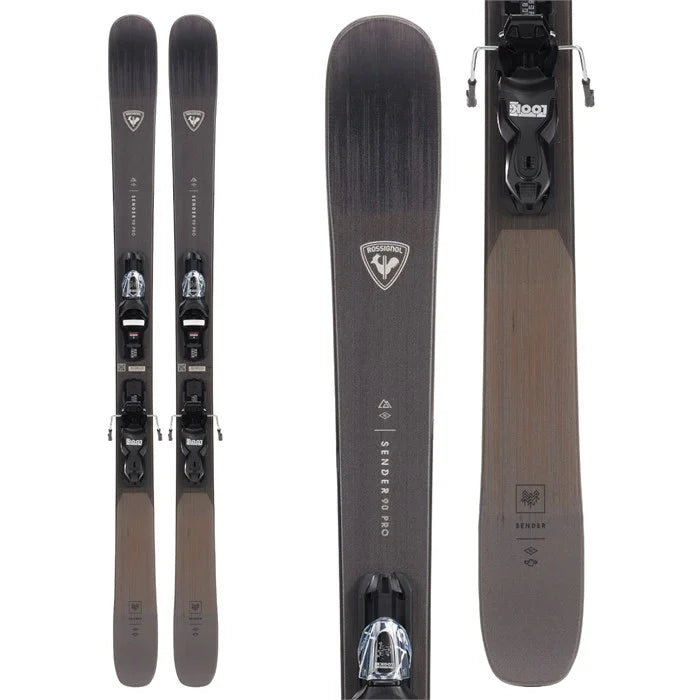 Rossignol Sender 90 Pro Noram Skis + Xpress 10 Gw Bindings-Rossignol-Sports Replay - Sports Excellence