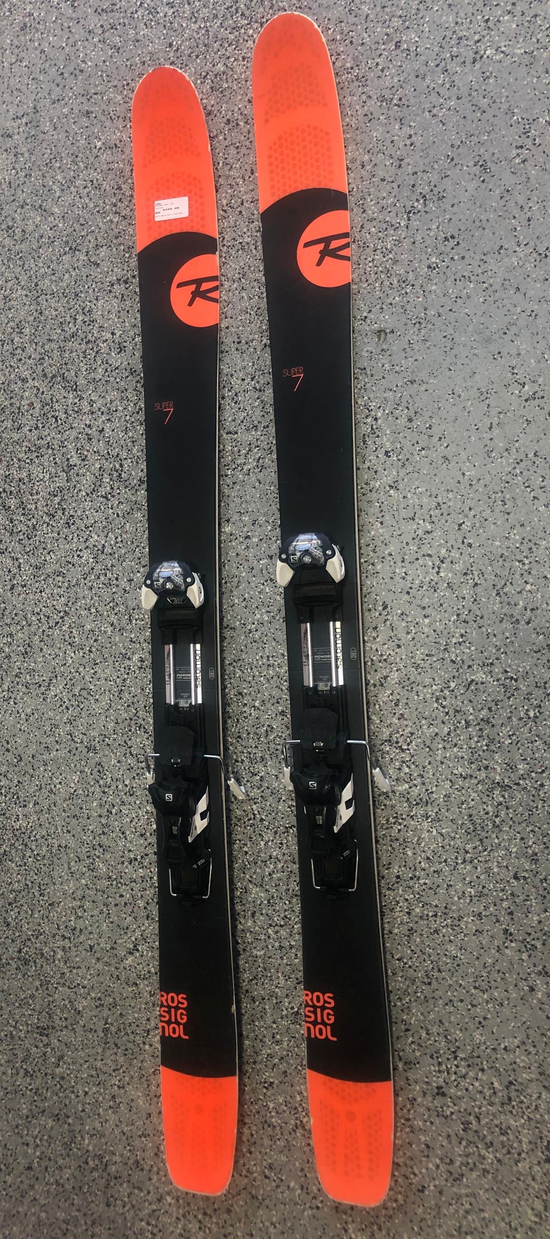 Rossignol Super 7 Skis 180 Blk/Org-Sports Replay - Sports Excellence-Sports Replay - Sports Excellence