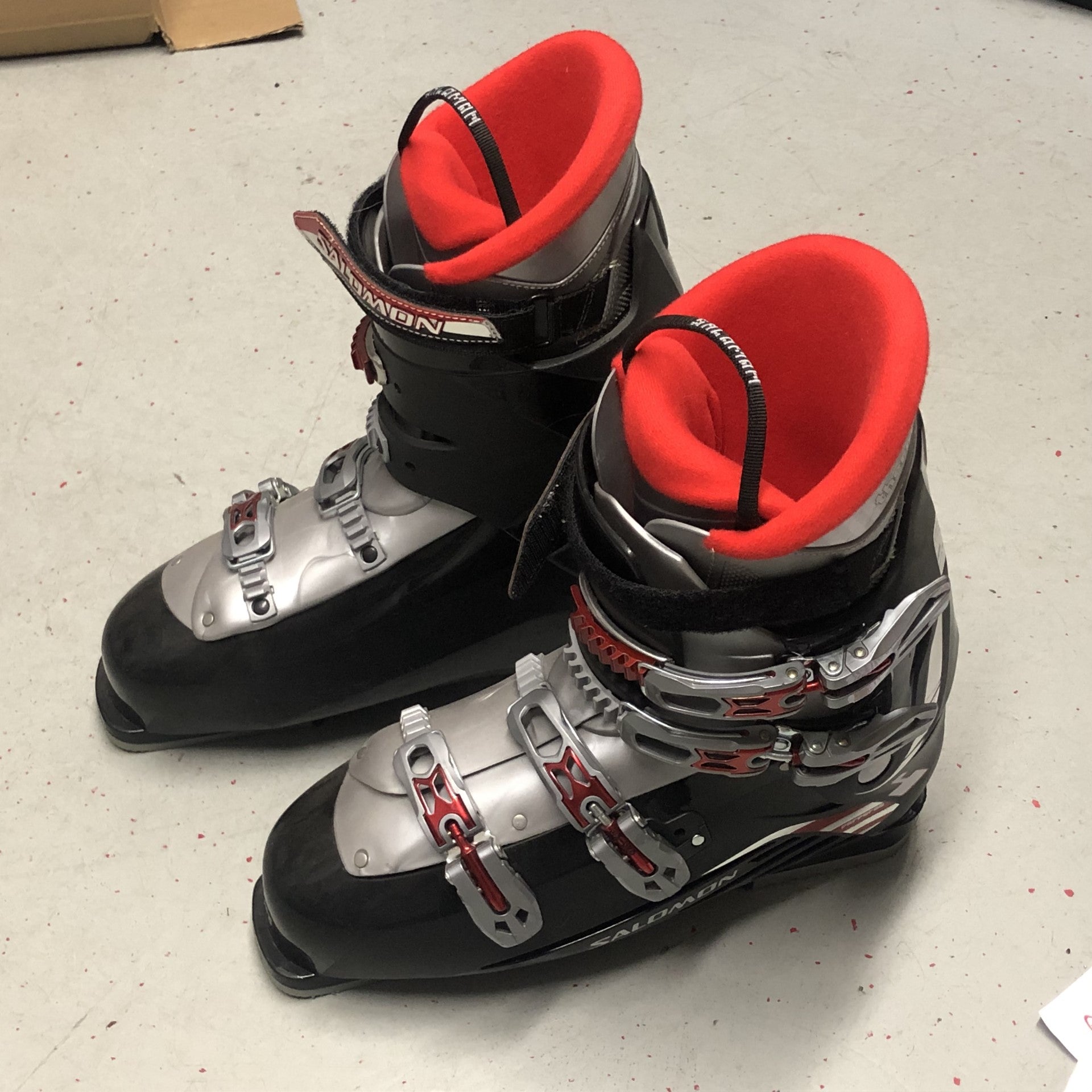 Salomon Thermafit Ski Boots Sz 31.5 Blk/Red/Gry-Sports Replay - Sports Excellence-Sports Replay - Sports Excellence
