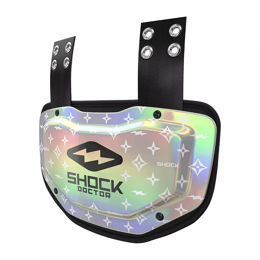 Showtime Iridescent Senior Football Back Plate-Sports Replay - Sports Excellence-Sports Replay - Sports Excellence