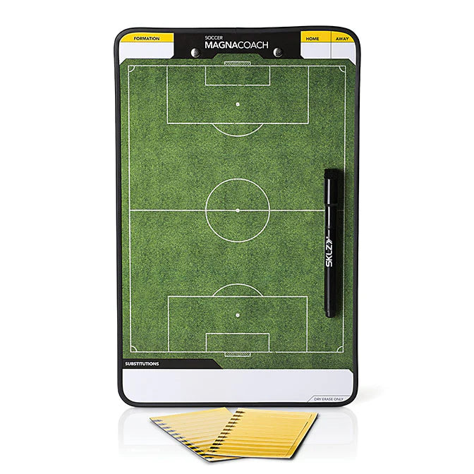 Sklz Magna Coach Soccer Dry Erase Board W/Marker + 24 Magnets-Sklz-Sports Replay - Sports Excellence