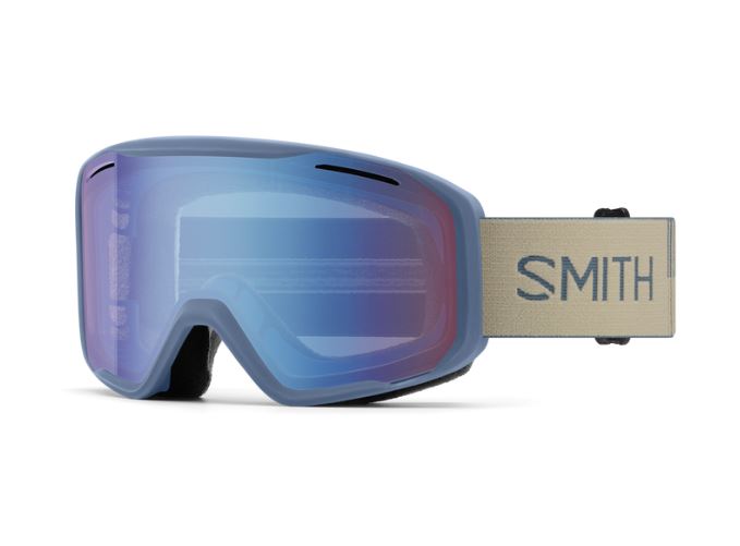 Smith Blazer Granite Blue Goggles W/ Blue Sensor Mirror Lens-Smith-Sports Replay - Sports Excellence