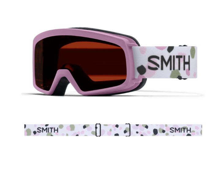 Smith Rascal Proper Pink Paint Brush Junior Goggles W/ Rc36 Lens-Smith-Sports Replay - Sports Excellence