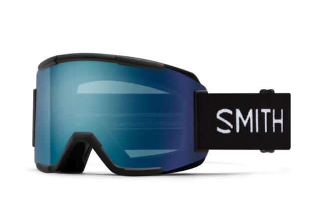 Smith Squad Xl Black Goggles W/ Chromapop Everyday Blue Mirror Lens + Extra Chromapop Storm Blue Sensor Mirror Lens-Smith-Sports Replay - Sports Excellence