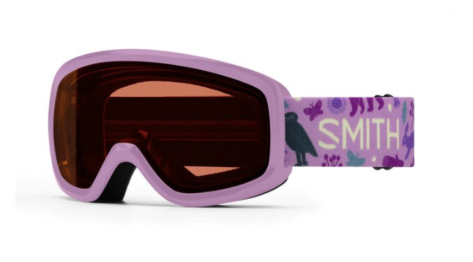 Smith Youth Snowday Proper Pink Forest Friends Googles W/ Ignitor Mirror Lens-Smith-Sports Replay - Sports Excellence