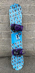 Stepchild Powder Sucks Snowboard C/W Bindings Size 155 Blu Blk-Sports Replay - Sports Excellence-Sports Replay - Sports Excellence