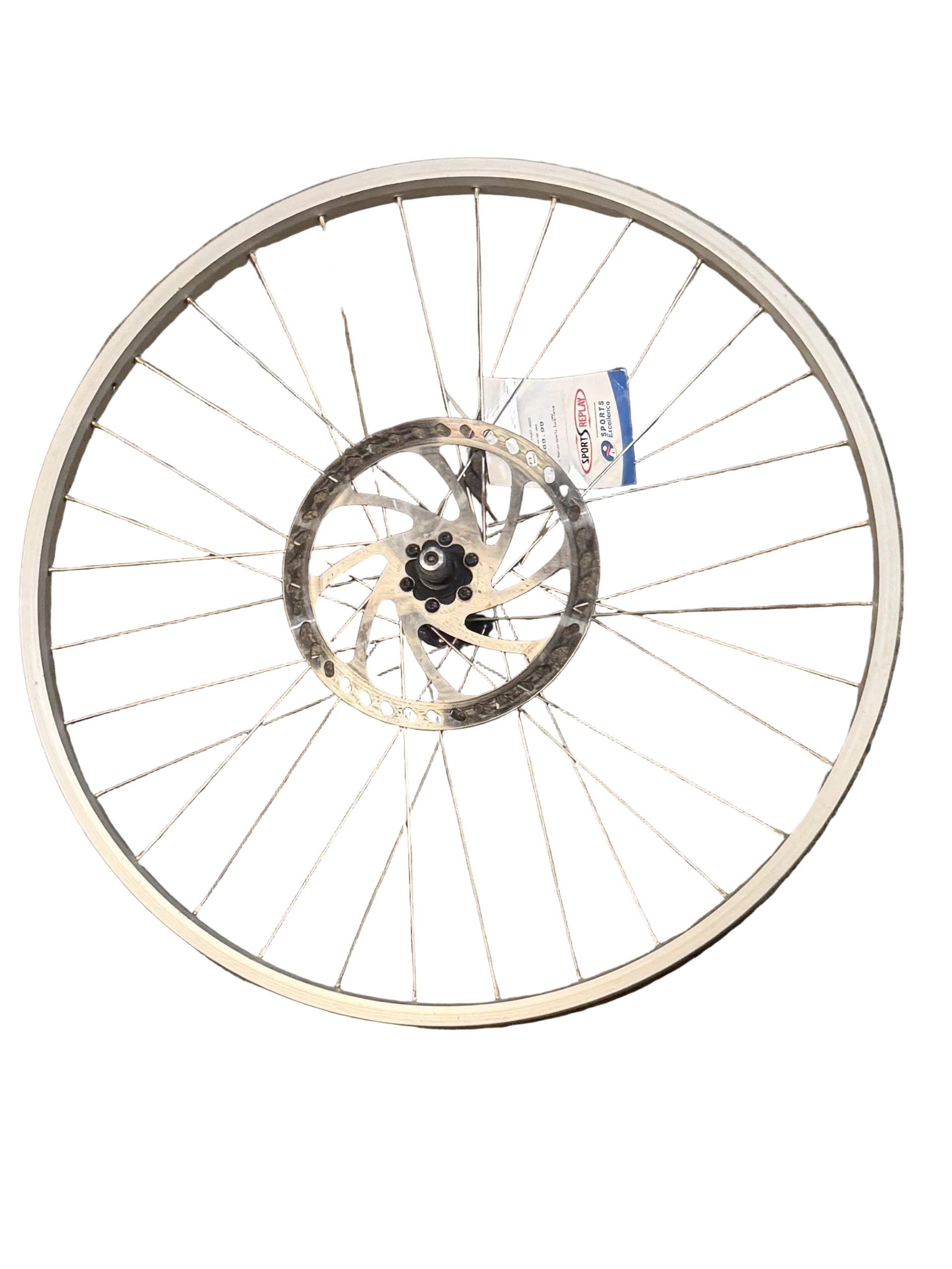 Sun Rhyno Lite Front Wheel Sz 26 Disc Q/ R Silver Used-Sports Replay - Sports Excellence-Sports Replay - Sports Excellence