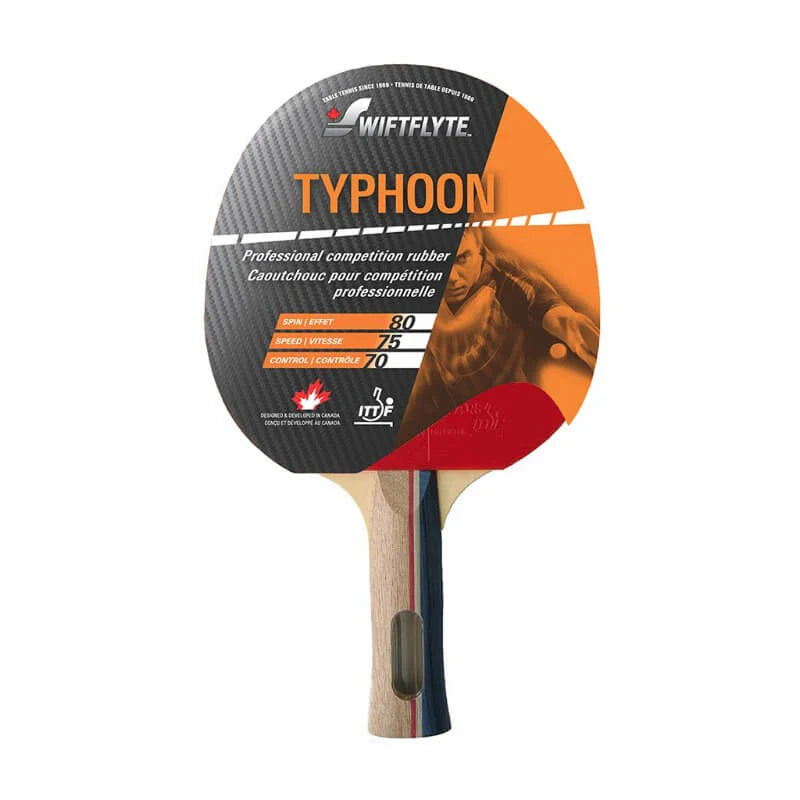 Swiftflyte Typhoon Table Tennis Racket Anatomic Shock Absorber Hollow Handle-Swiftflyte-Sports Replay - Sports Excellence