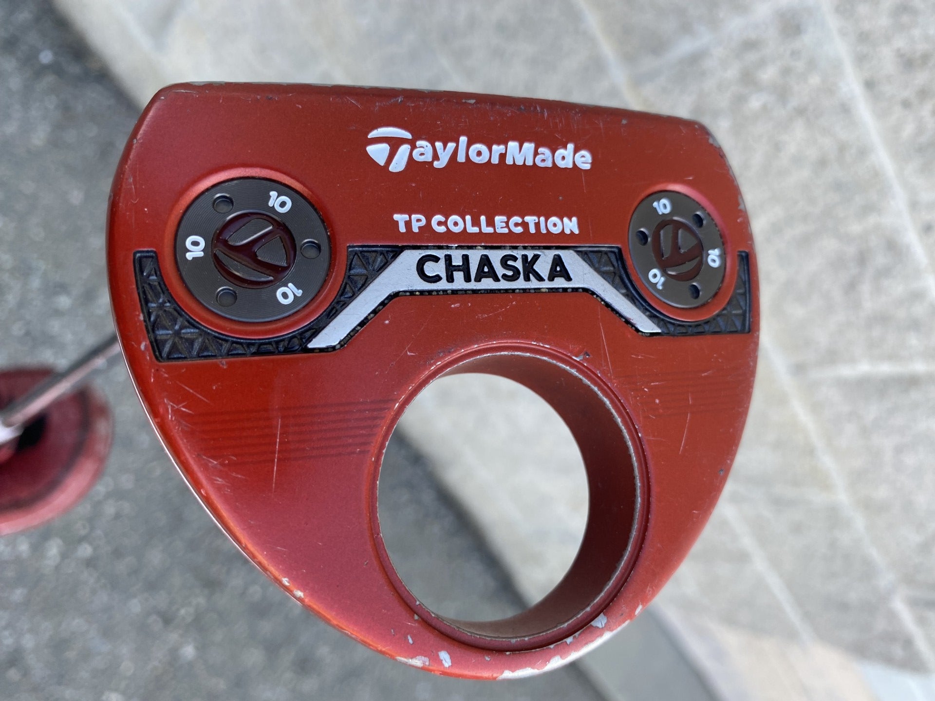 Taylormade Tp Red Collection Chaska Superstroke Left Red-Sports Replay - Sports Excellence-Sports Replay - Sports Excellence