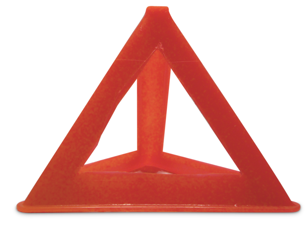 Triangle Marker 7" Sports Cones Tc7 7 Inch Orange-Lowry-Sports Replay - Sports Excellence