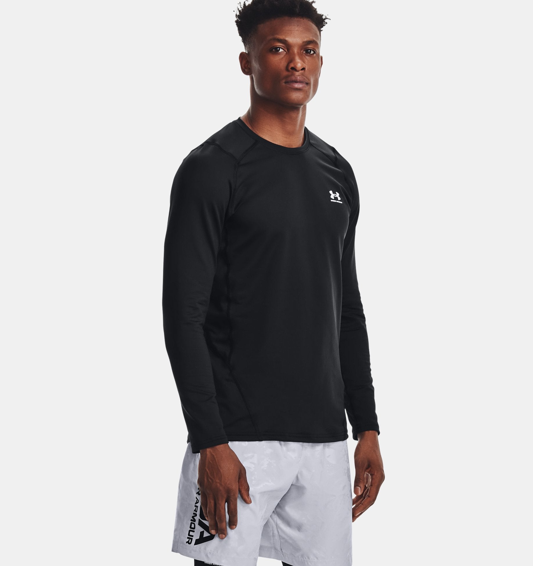 Under Armour Cold Gear Fitted Long Sleeve Crew Shirt-Under Armour-Sports Replay - Sports Excellence