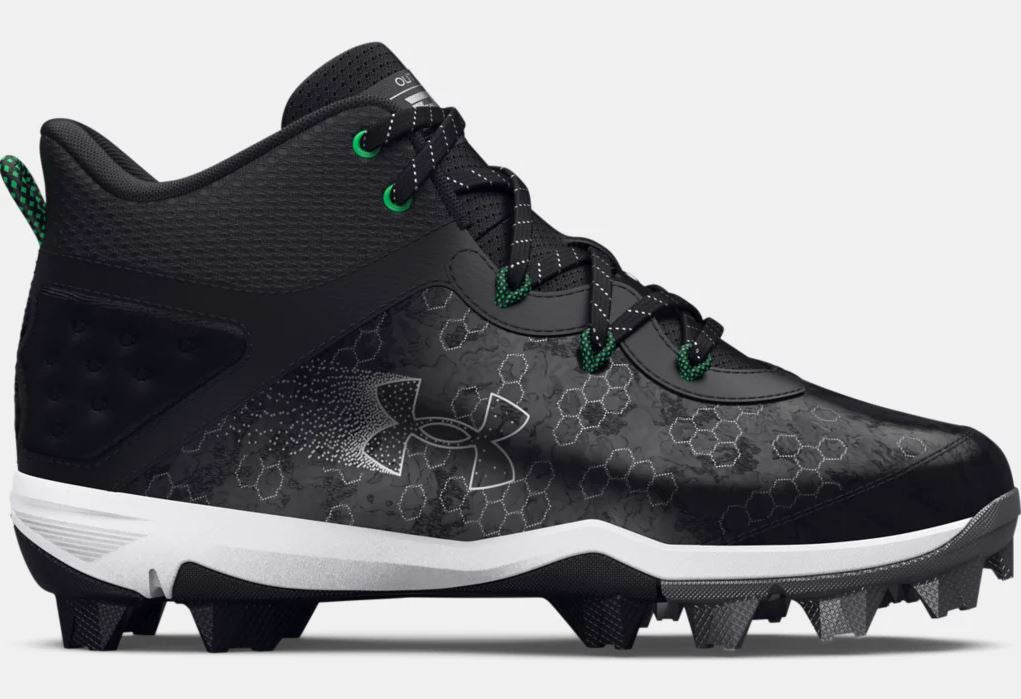 Under Armour Harper 8 Mid Rm Junior Baseball Cleats-Under Armour-Sports Replay - Sports Excellence