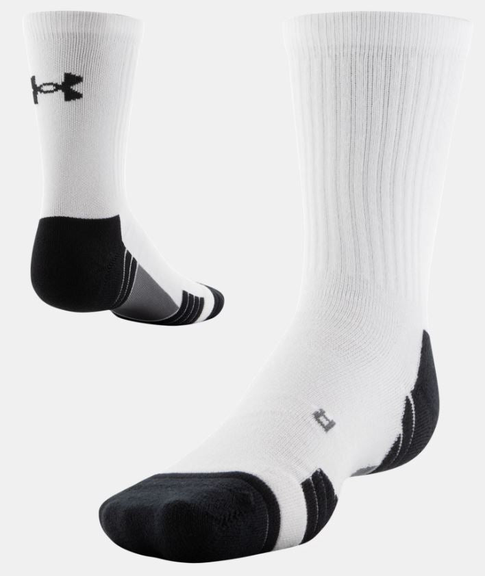Under Armour Team Crew Socks Yth-Under Armour-Sports Replay - Sports Excellence