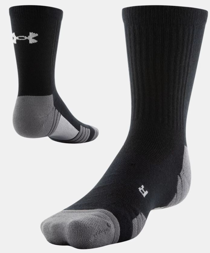 Under Armour U7705 Team Crew Sport Sock-Under Armour-Sports Replay - Sports Excellence