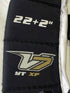 Vaughn V7 Goalie Pads 22+2" Wht/Blk-Sports Replay - Sports Excellence-Sports Replay - Sports Excellence