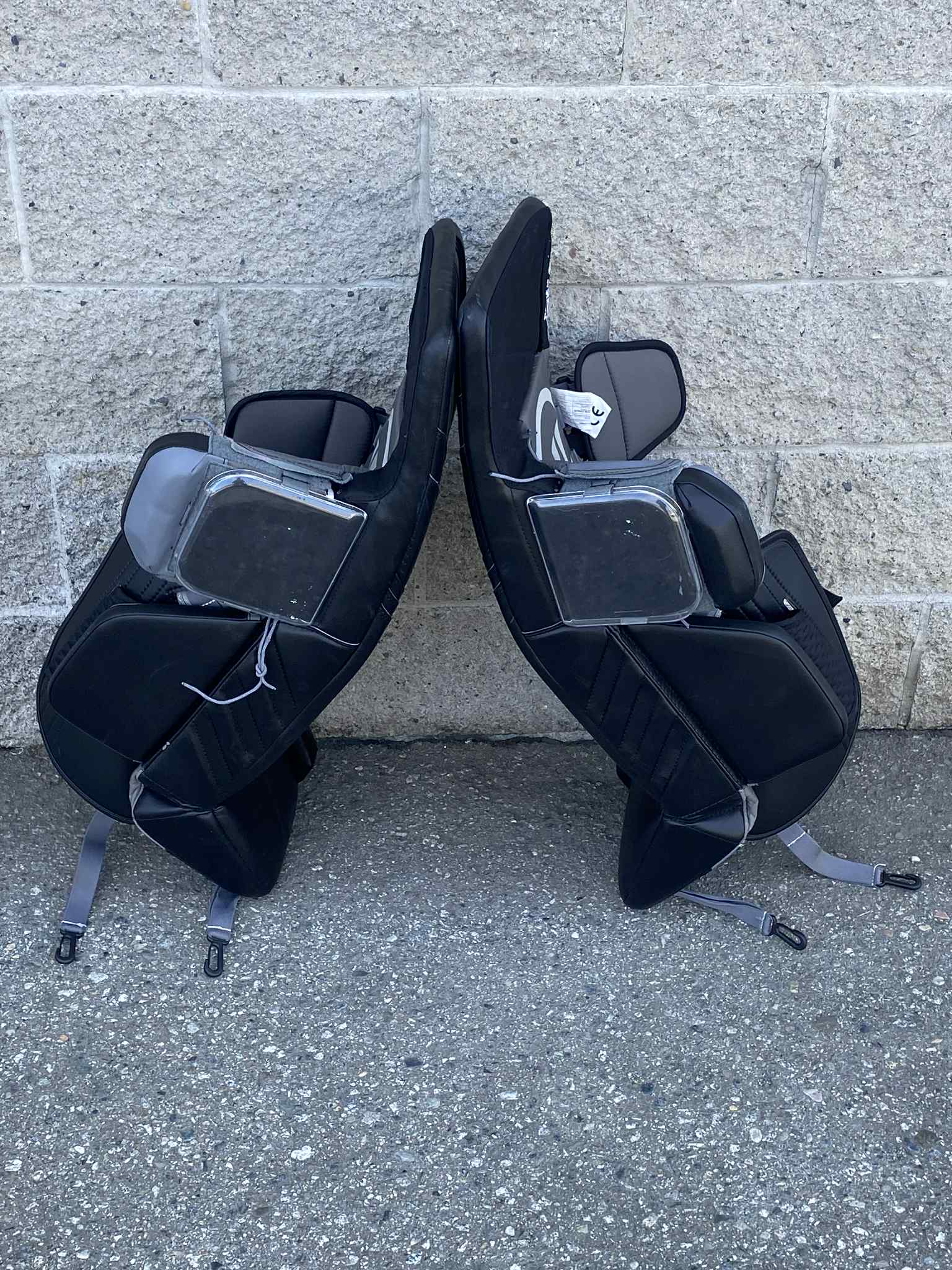 WARRIOR RG 6E+ GOALIE LEG PADS 31+1 BLK-Sports Replay - Sports Excellence-Sports Replay - Sports Excellence
