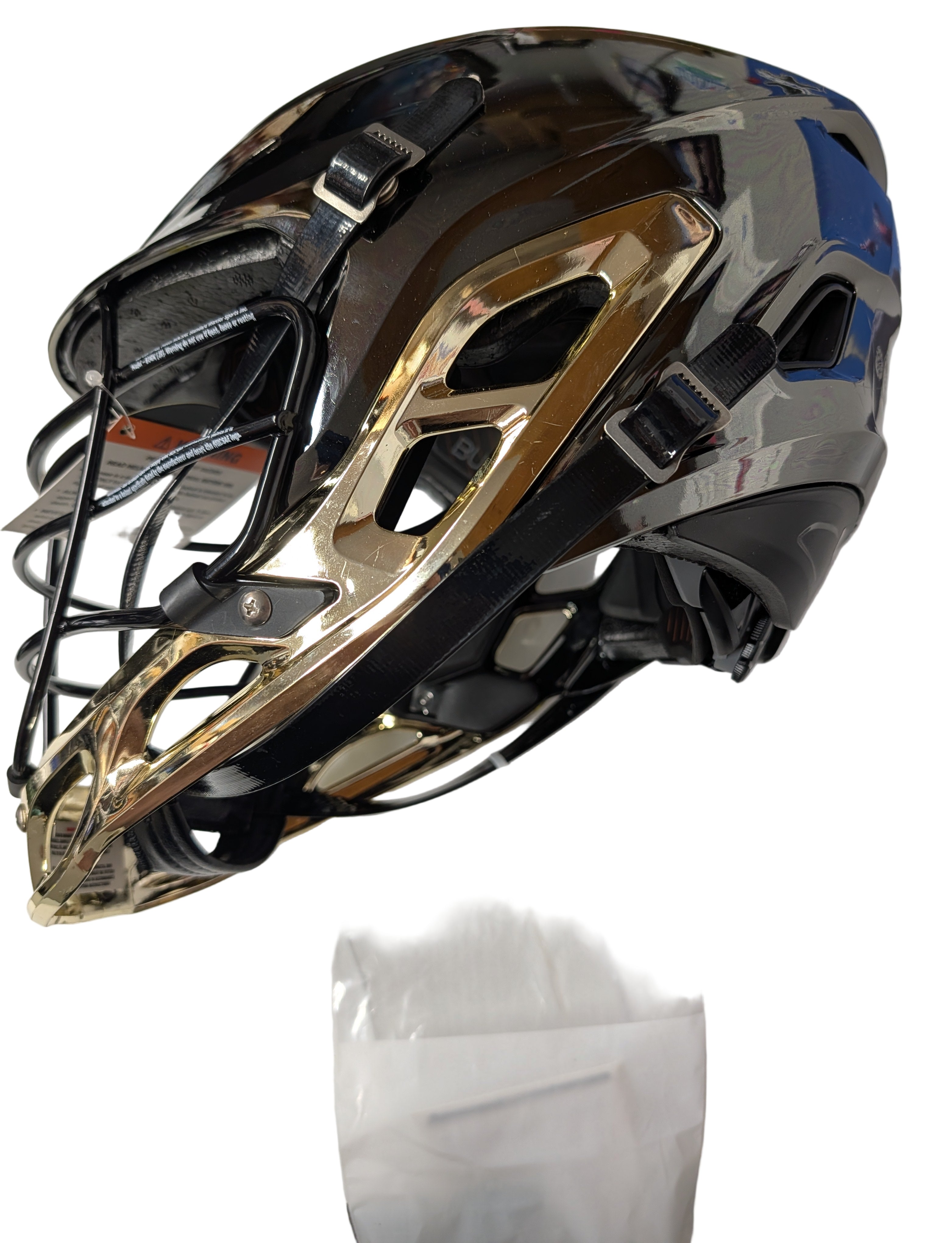 Warrior Burn Chrome Lacrosse Helmet-Warrior-Sports Replay - Sports Excellence