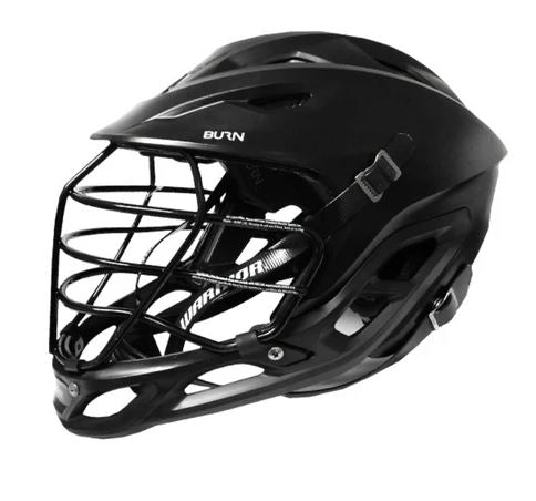 Warrior Burn Lacrosse Helmet W/22" Black Mask-Warrior-Sports Replay - Sports Excellence