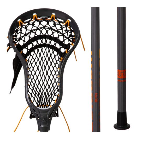 Warrior Burn Next Complete Lacrosse Defense Stick Black-Warrior-Sports Replay - Sports Excellence